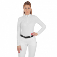 POLO DONNA MODELLO EQUESTRO ARTEMIS IN MATERIALE ELASTICIZZATO