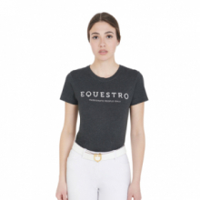 T-SHIRT DONNA EQUESTRO IN COTONE